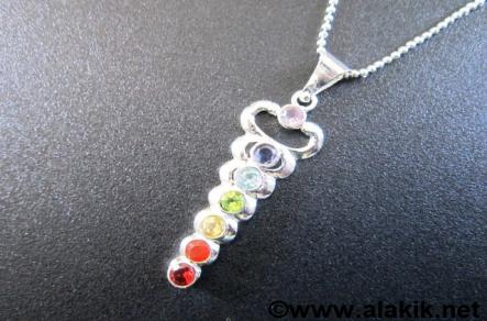 Chakra Metal Pendant